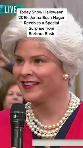 Jenna Bush Hager Channels Barbara Bush for Halloween 2016