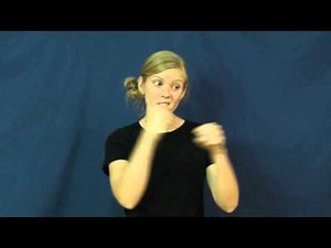 Watch how to sign 'pacificist' in American Sign Language.