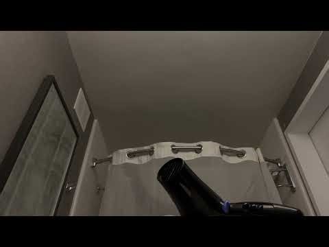 Relax and Sleep to Soothing Shower Sounds + Hair dryer sounds | 7 Hour White Noise Sounds for Sleep