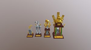 trophies - 3D model by MindChamber