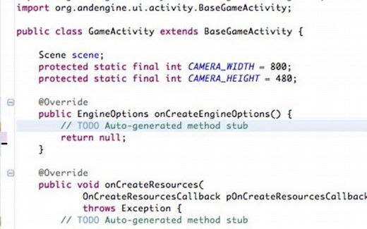 AndEngine 1.3 Android Game Development- Project Setup Tutorial