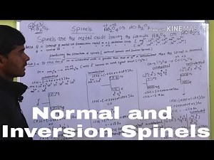 Spinels , normal and inverse spinel