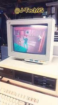 "Alone In The Dark" (1992) on a Compaq Deskpro 286 #dosgaming #aloneinthedark