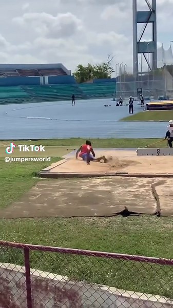 Young Cuban Athlete's Incredible Wind-Aided Long Jump Performance