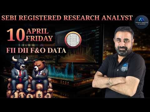 Retail Traders Beware ⚠️ Nifty Friday Setup FII DII F&O Data Analysis 10th April 2026