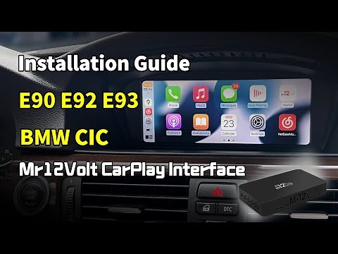 BMW CIC CarPlay Android Auto installation E90 92 93