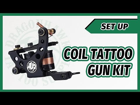 Dragonhawk Hot Complete Coil Tattoo Gun Kit Instruction | Starter Tattoo Kit|Coil Machine Kit