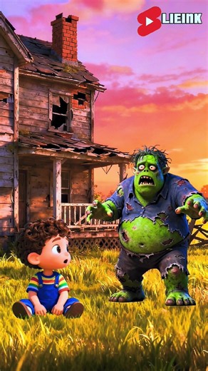 When a Zombie Tries to Eat the Wrong Kid… and Everything Goes Horribly Weird 🧟 #zombie #shorts