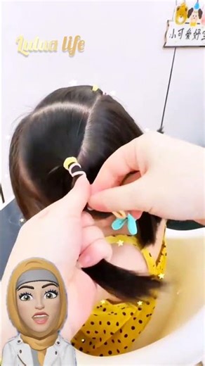 فكره تسريحه سهله وبسيطه للمدرسة والخروجات395❤️ #trending #اكسبلور #shortvideo #hairstyle #ترند #hair