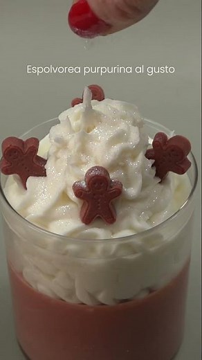 Velas con Chantilly Navideño 🎄 ¡Decoración fácil y espectacular! 🕯️✨ #DIYNavidad #VelasChantilly