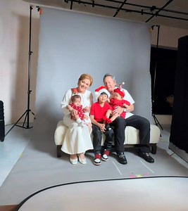 Throwback Photoshoot Soriano fam christmas card Polly and Suri maliit pa 🩷🤣 | Paultin & SevePolly Page