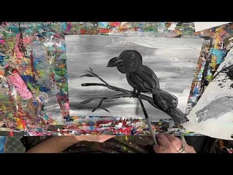 Intro to Painting Lesson 2: Easy Value Scale painting