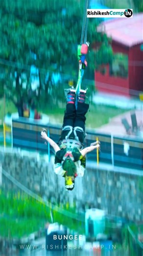 couples bungee jumping in rishikesh ‪@Rishikesh_Camp‬