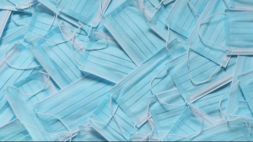 VERIFY: Yes, medical masks should be worn with the color side out.