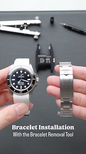 46K views · 31 reactions | Here's how you use the Bracelet Removal Tool to install bracelets. Not as easy as removing bracelets, but way easier than any other solutions out there that we know of. Also, maybe we need a new name for the tool  | Delugs | Facebook