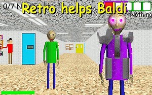 复古帮助巴迪老师Retro helps Baldi