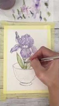 How to Paint Leaves & Soft Shadows in Watercolor | Natural Look