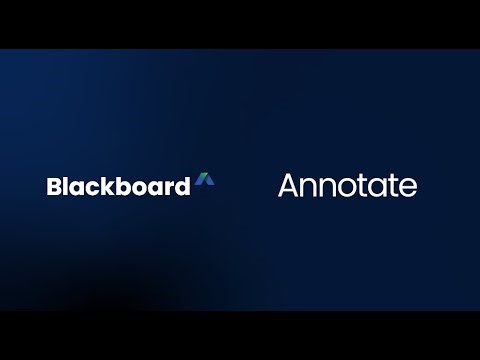 Annotate in Blackboard