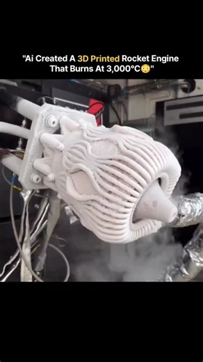Wealth on Instagram: "This rocket engine wasn't sketched, tuned, or optimized by human hands - it was designed by artificial intelligence from the laws of physics upward. The engine shown is LEAP 71's NEURON 20 KN aerospike rocket engine, featured by YouTuber Intezga. Instead of engineers drawing CAD models, LEAP 71 uses a computational Al system that encodes thermodynamics, fluid dynamics, combustion physics, material limits, and manufacturing rules. Once given a performance target, the system 