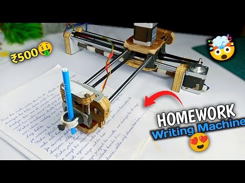 How To Make Homework Writing Machine At Home 🤩