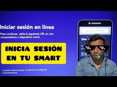 Como iniciar sesión en DISNEY PLUS desde tu Smart TV