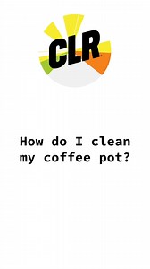 6K views | Reinvigorate your coffee pot with CLR® Calcium, Lime & Rust Remover #cleantok #kitchenhacks #cleaningtips | CLR Brands | Facebook