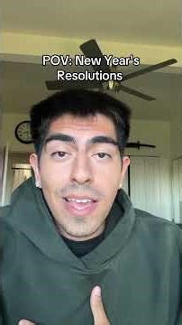 New Year's Resolutions 😂 #pov #skit #comedy
