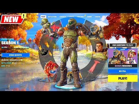 All DOOM SLAYER Fortnite Cosmetics