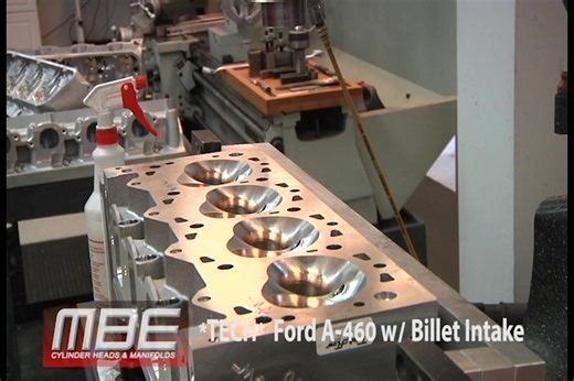 Ford A-460 TECH on Billet Intake RING Matt (704) 856-0200 | MBE Cylinder Heads and Manifolds