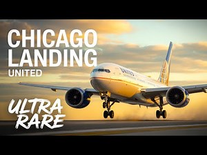 INSANE Boeing 777 Crosswind Landing at Chicago O'Hare! United Airlines Pilots Push Limits