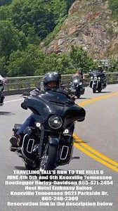 Traveling Tall's Run to the Hills 6 June 4th 5th and 6th Knoxville Tennessee at Bootlegger H-D
