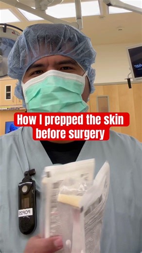 How I clean my patient’s skin before surgery