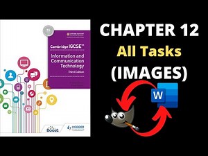 Chapter 12 all Tasks | ICT IGCSE 2023 - 2025