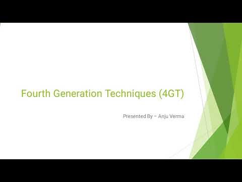 Fourth Generation Techniques (4GT) | software process model | Software Engineering