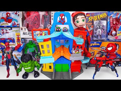 Marvel Spiderman Toys Unboxing Review | Captain America Shield | Spider Shooting | Spider Man Mask