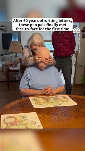 After 60 years of writing letters, pen pals meet face-to-face for the first time