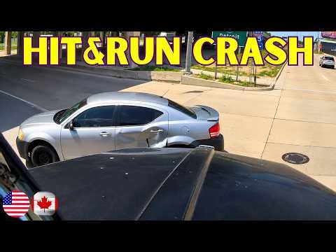 DASHCAM CAUGHT THIS HIT & RUN : Police Are Looking For Him