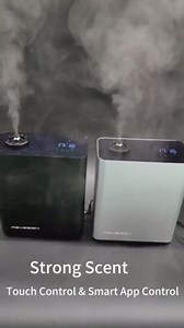 Scent Diffuser Machine, Scent Air Machine for Home, HVAC Scent Diffuser Cover Up to 3000 Sq. Ft with Cold Air Technology | Commercial Waterless Aromatherapy Diffuser for Large Room - Silver