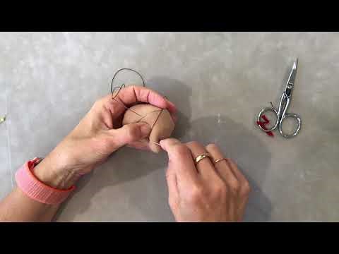 Needle sculpting a Nose