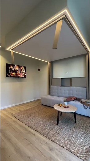 Démonstration lit au plafond électrique