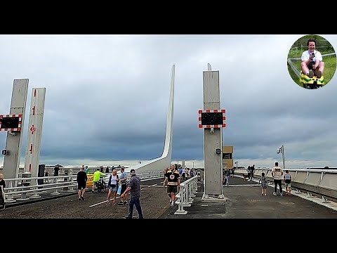 Gull Wing Bridge - Lowestoft Third Crossing (7 September 2024) Pedestrian Preview (Full)