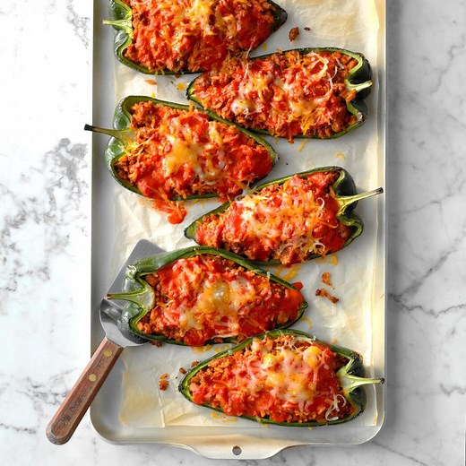 Stuffed Poblano Peppers