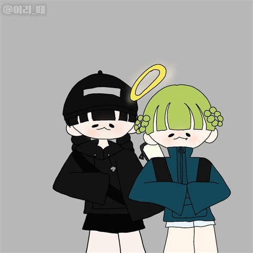 [창작 이야기] 눈떠보니 동물의 숲 홍보 #눈떠보니동물의숲 #동숲 #동물의숲 #캐릭터 #여주 #캐틱터 #12년생 #그림 -#그림초보