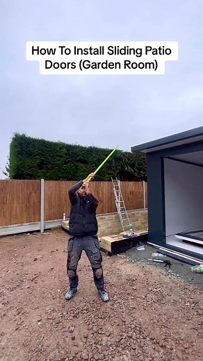 How To Install Sliding Patio Doors (Garden Room) #diy #how #homeimprovement #howto #doityourself #fy | Richard Garcia