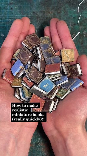 Easy Tutorial for Creating Realistic Miniature Books