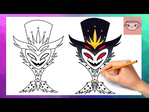 How To Draw Stolas from Helluva Boss | Easy Drawing Tutorial