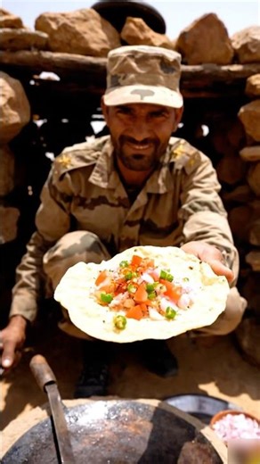 Real Indian Army Soldier Cooking 😍🔥🇮🇳 #shorts #indianarmy