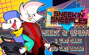 ｛首发｝【FNF 治愈向】不优质我吃键盘！远古模组Sneekin Sneepies更新！！