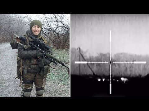Ukraine's Deadliest Female Sniper Olena Bilozerska In Action | War In Ukraine