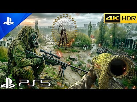 CHERNOBYL SNIPER MISSION | REALISTIC ULTRA GRAPHICS GAMEPLAY 4K60FPS COD MW REMASTRED